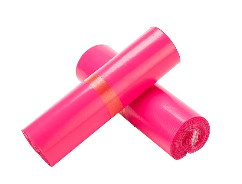 且末玫红色快递袋-02